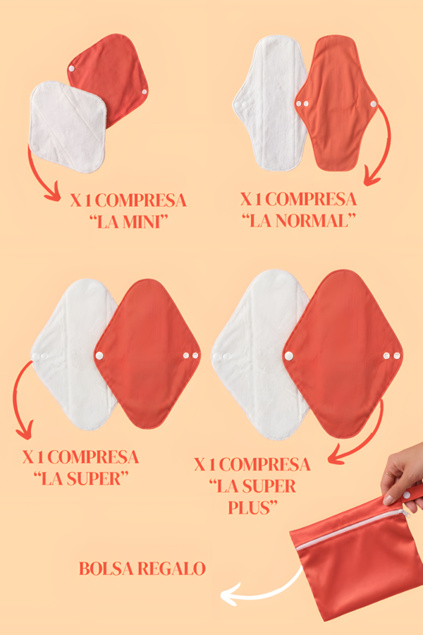Pack Starter · Compresas reutilizables