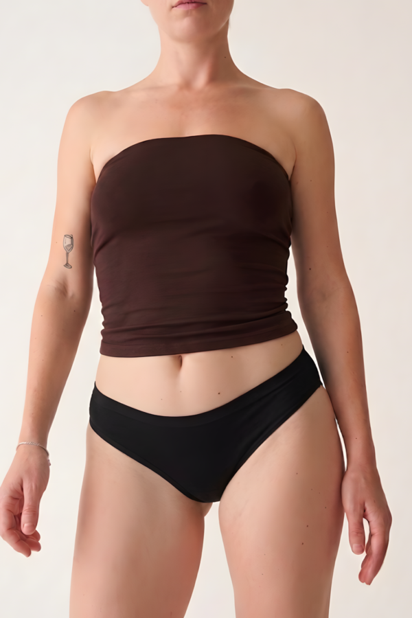Figa Clásica · Braga menstrual tiro medio · Negro